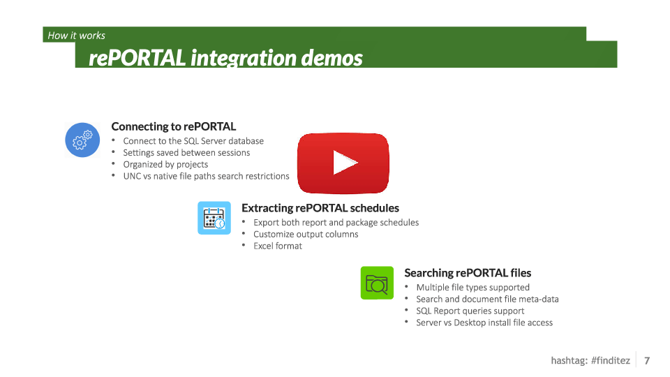 Find it EZ reportal integration - Jan.24.2018